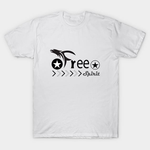 Free Spirit (version 2) T-Shirt by enigmaart